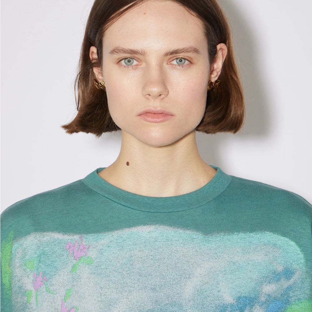 ACNE Studio SINGLE Gold Bow Earring - Picture 3 of 3